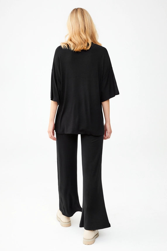 Julia Shortsleeve Top-Top-Movesgood-XS-Grey-Urbanheer