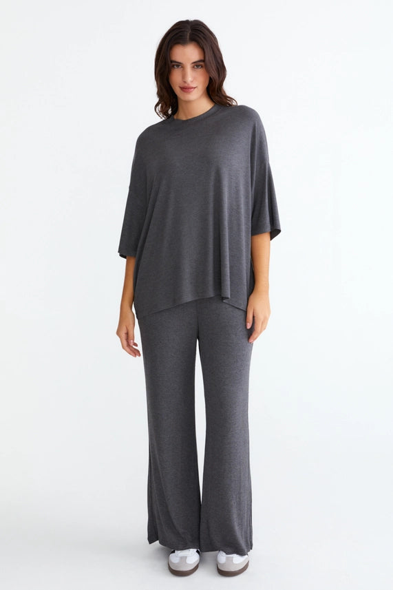 Julia Shortsleeve Top-Top-Movesgood-XS-Grey-Urbanheer