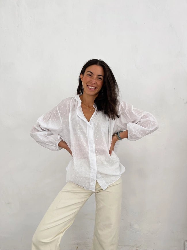 Julia White Blouse-Blouses-MindTraveler-S-Urbanheer