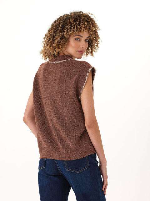 Julieta Cozy Solid Knit Sweater Polo