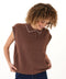 Julieta Cozy Solid Knit Sweater Polo