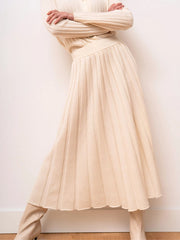 Julietta Skirt-Skirt-Bel Cashmere S.C.-S-Ivory-Urbanheer