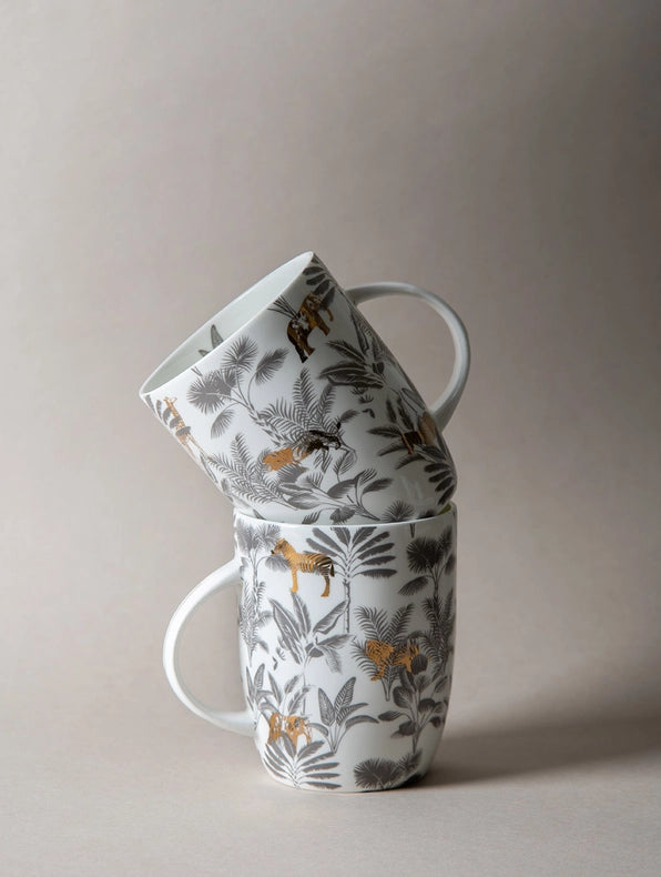 Jungle Mug- 3.2 X 4 Inches-Mug-Casa Amarosa-3.2 Inch x 4 Inch-Urbanheer