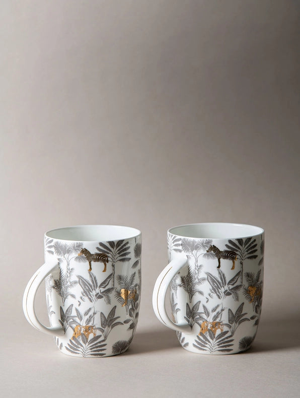 Jungle Mug- 3.2 X 4 Inches-Mug-Casa Amarosa-3.2 Inch x 4 Inch-Urbanheer