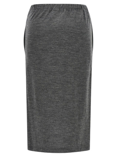 Junya Watanabe Mélange Wool Skirt