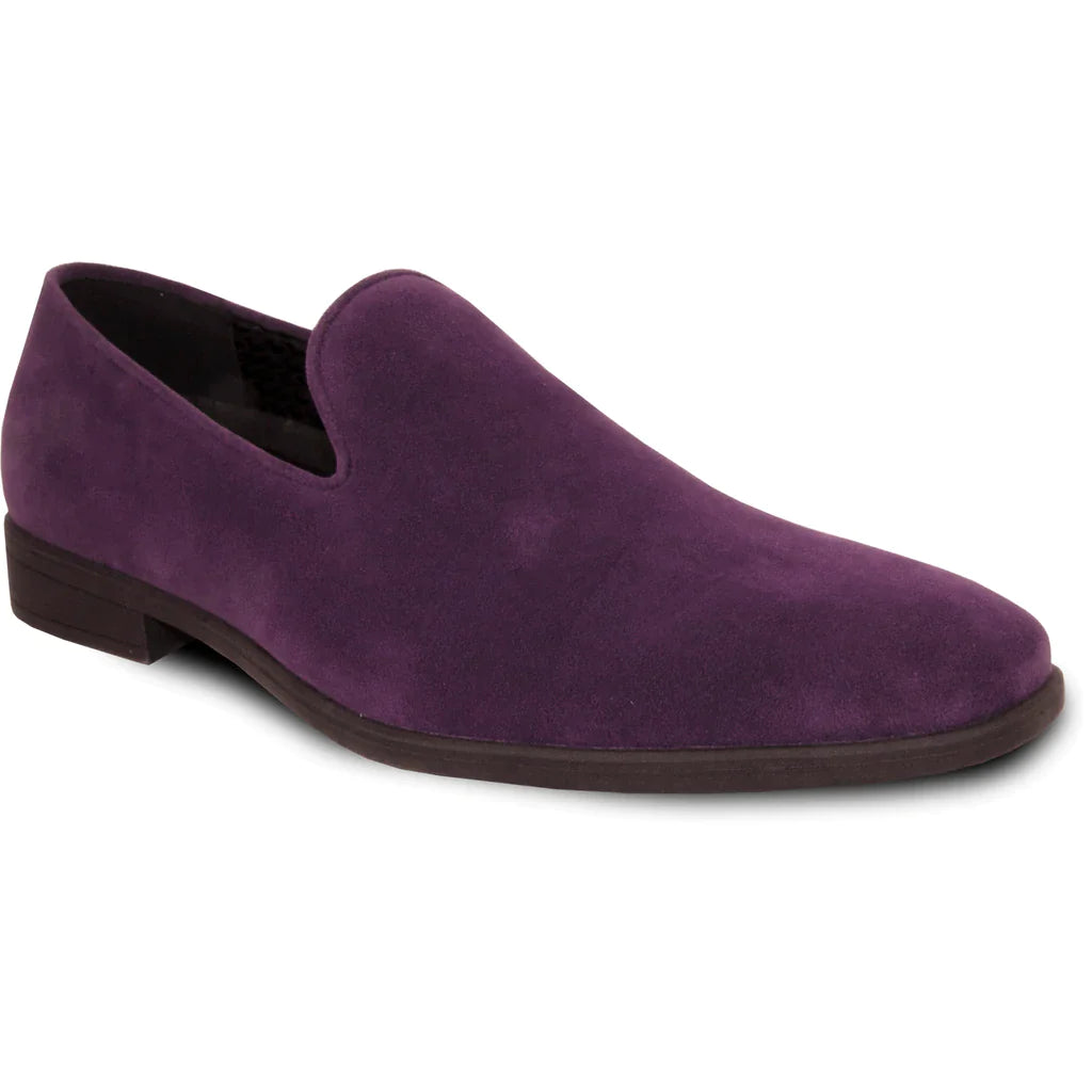 "Chelsea" Purple Suede Tuxedo Shoes-Mens Shoes-Tux-USA-6-Purple-Medium (D)-Urbanheer