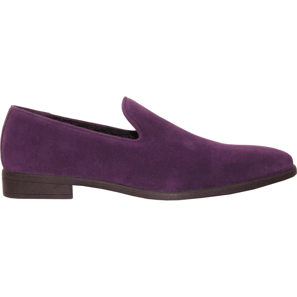 "Chelsea" Purple Suede Tuxedo Shoes-Mens Shoes-Tux-USA-6-Purple-Medium (D)-Urbanheer