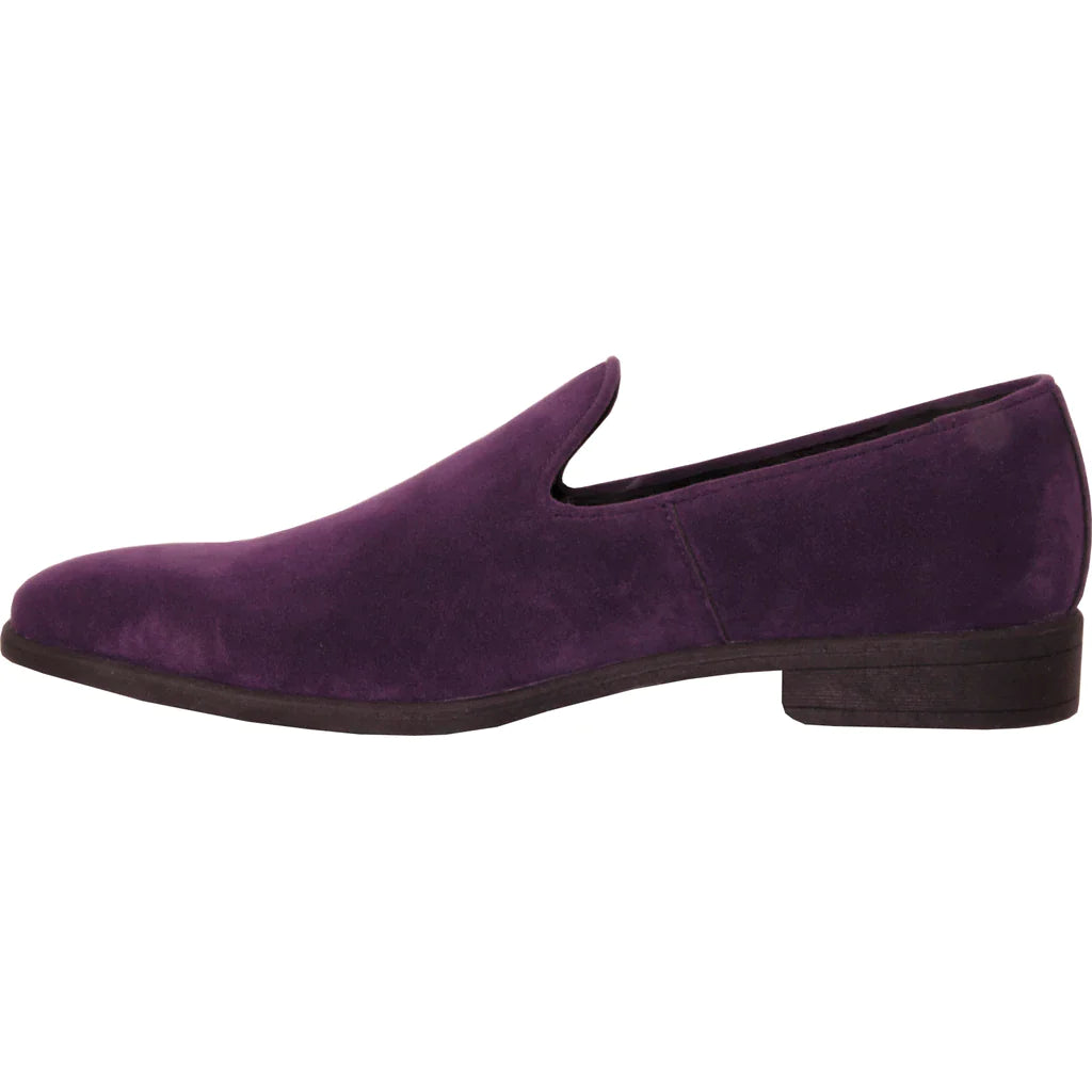 "Chelsea" Purple Suede Tuxedo Shoes-Mens Shoes-Tux-USA-6-Purple-Medium (D)-Urbanheer