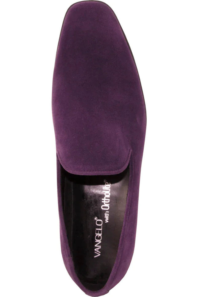 "Chelsea" Purple Suede Tuxedo Shoes-Mens Shoes-Tux-USA-Urbanheer