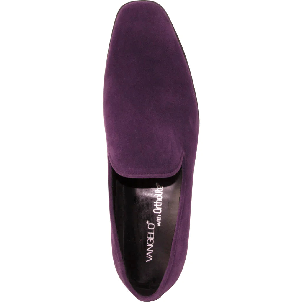 "Chelsea" Purple Suede Tuxedo Shoes-Mens Shoes-Tux-USA-6-Purple-Medium (D)-Urbanheer