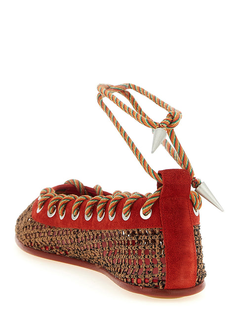 Kiko Kostadinov Reticella Ballet Flats