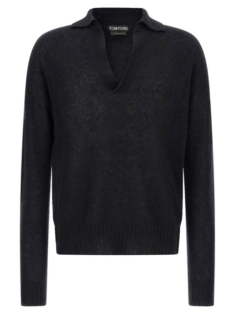 Tom Ford Cashmere And Silk Polo Shirt