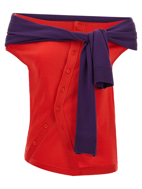 J.w.anderson Off Shoulder Tank Top