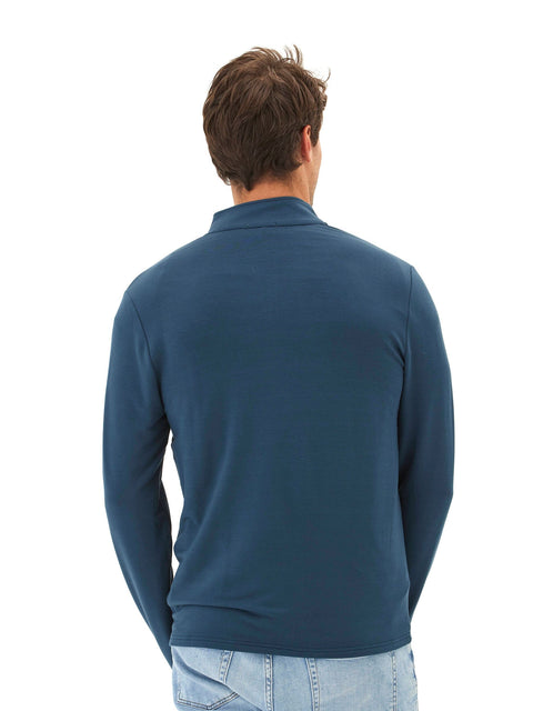 Kace Modal Terry Quarter Zip Neck