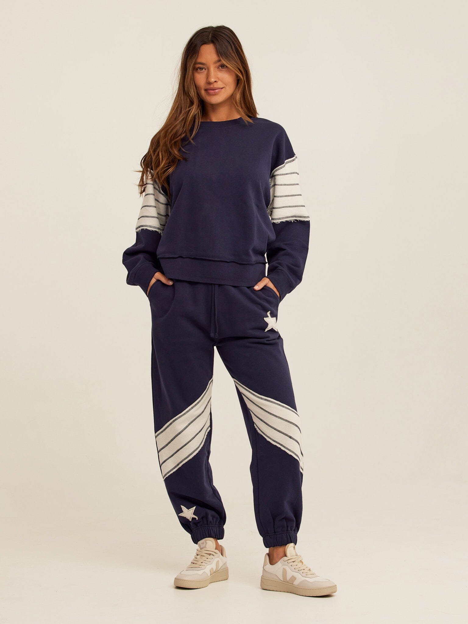 Kaelah Cotton Blend Terry Sweatshirt