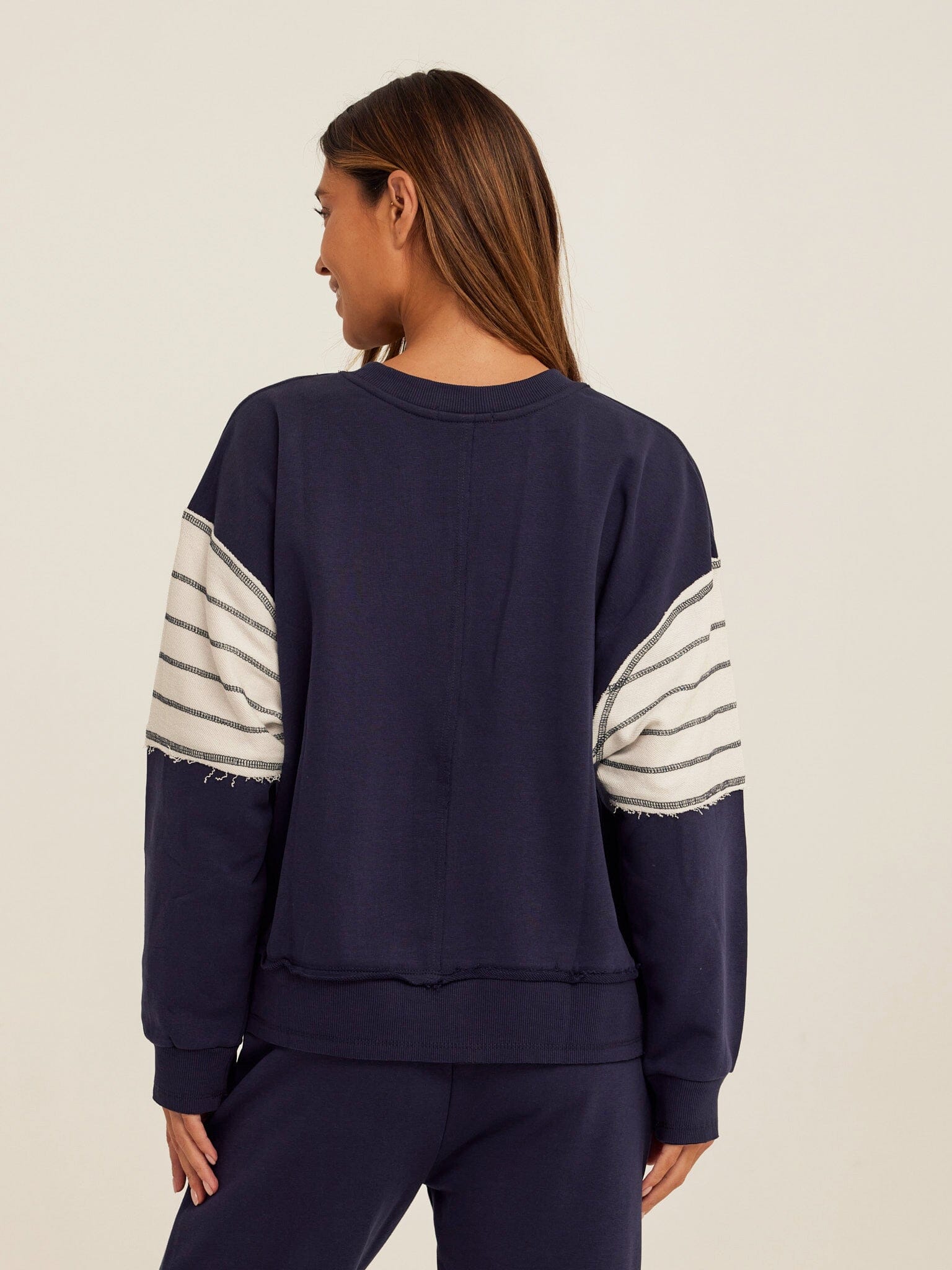 Kaelah Cotton Blend Terry Sweatshirt