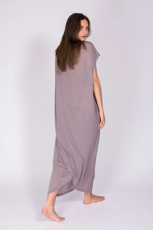 Kaftan Dress - 100% Tencel™ - Breathable & Sustainable Stone