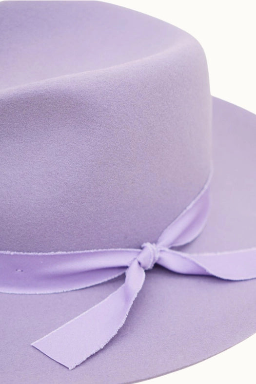 Kaia - 100% Wool Felt Rancher, Satin Lined, Unisex, Wisteria-Hats-Olive & Pique-circumference of 57/59cm-Urbanheer