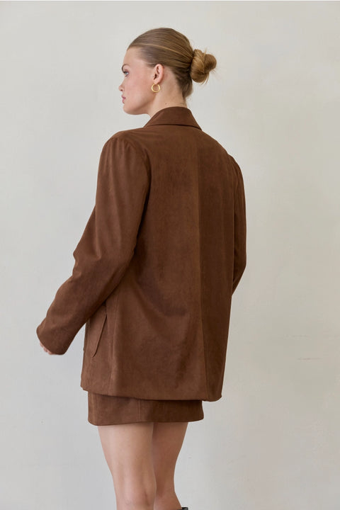 Kaia Suede Blazer