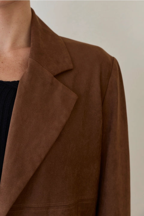 Kaia Suede Blazer