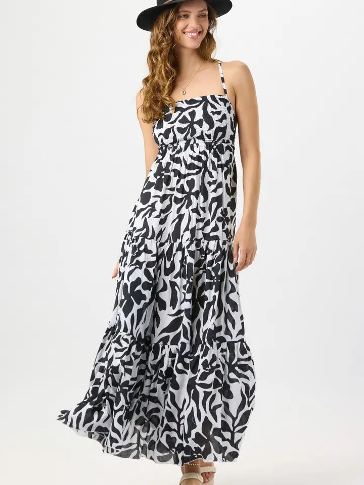 Kailani Maxi Dress | Hawaiian Apparel & Beachwear | Bora Bora Black | One Size | Tiare Hawaii Kailani Maxi Dress | Hawaiian Apparel & Beachwear | Bora Bora Black | One Size | Tiare Hawaii