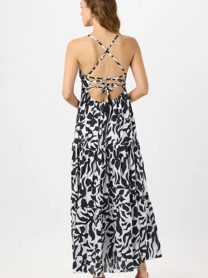 Kailani Maxi Dress Bora Bora Black-Dress-Tiare Hawaii-One Size-Bora Bora Black-Urbanheer