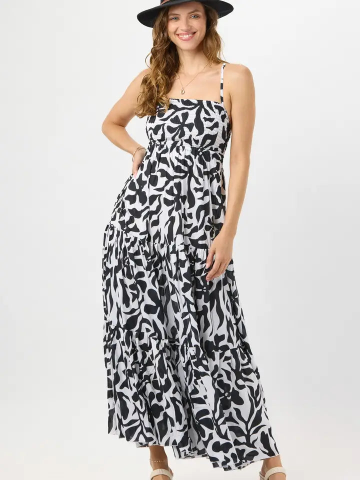 Kailani Maxi Dress Bora Bora Black-Dress-Tiare Hawaii-One Size-Bora Bora Black-Urbanheer