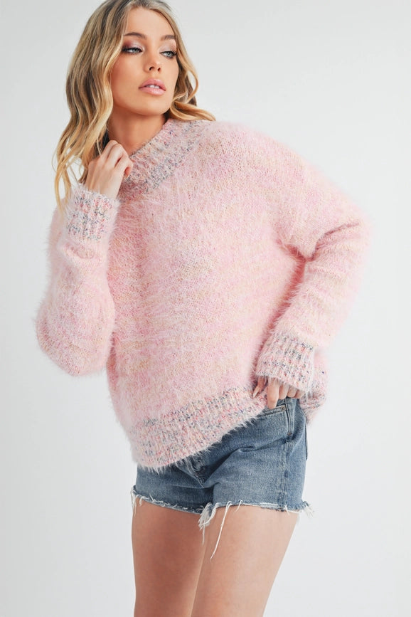 Kaitlyn Sweater Peach-Sweater-AEMI + CO-S-Urbanheer