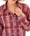 Kandyce Knit Fleece Button Front Shirt