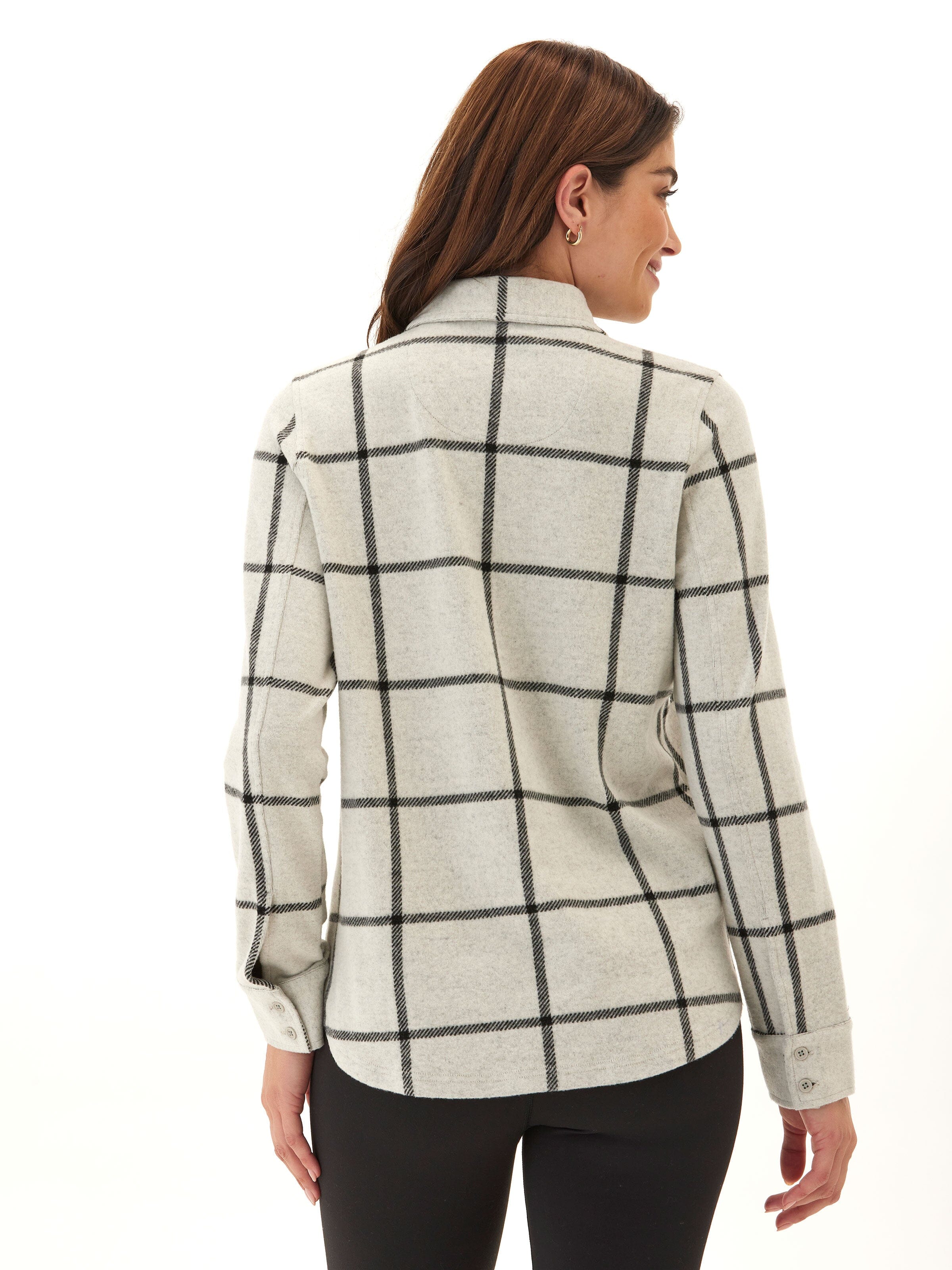Kandyce Knit Fleece Button-Up