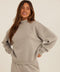 Karlie Triblend Fleece Mock Neck Pullover
