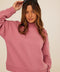 Karlie Triblend Fleece Mock Neck Pullover
