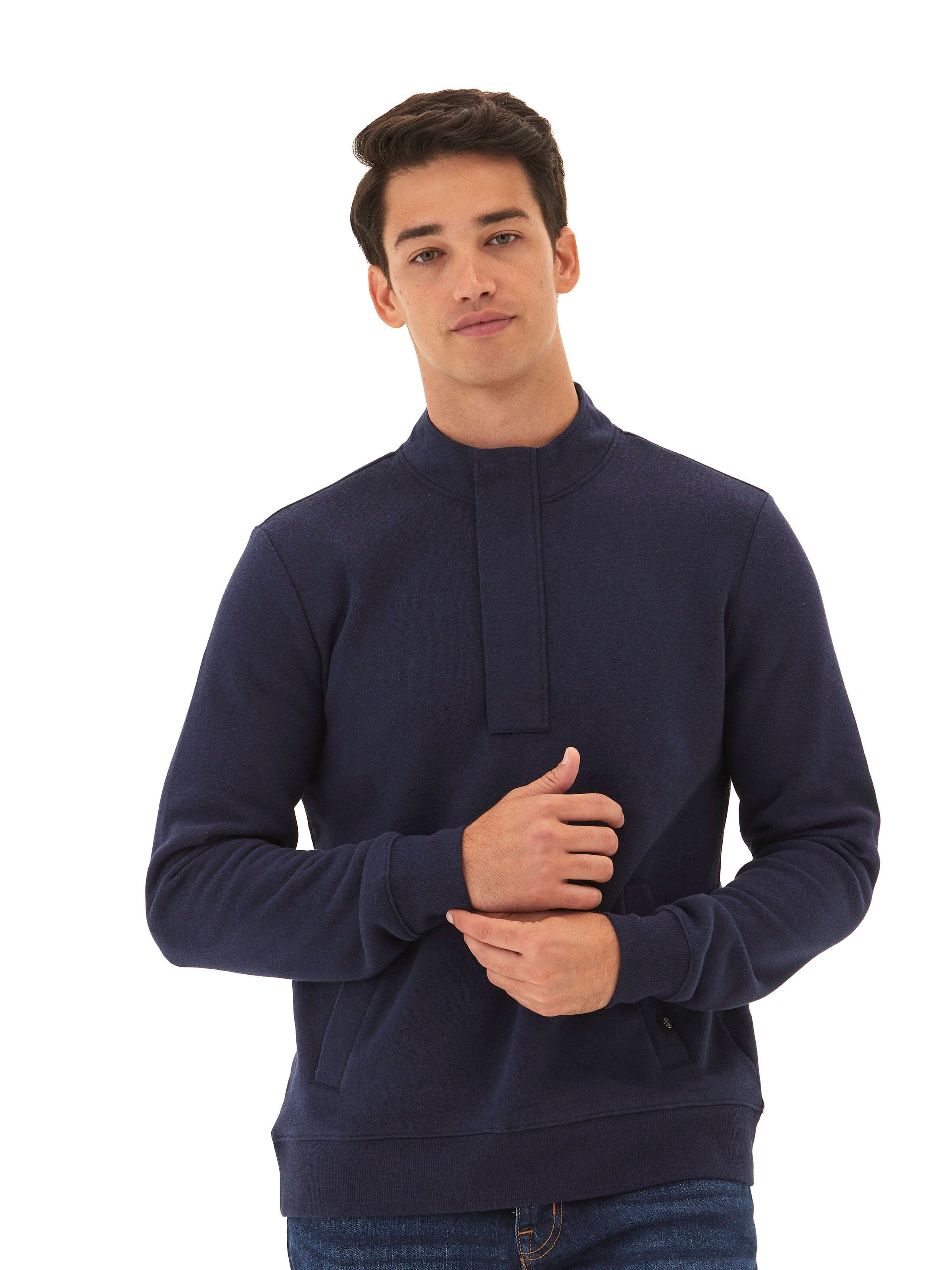 Kason Triblend Fleece 1/4 Zip