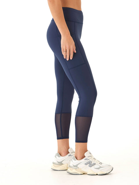 Katalina High Rise Performance Mesh Panel 7/8 Legging