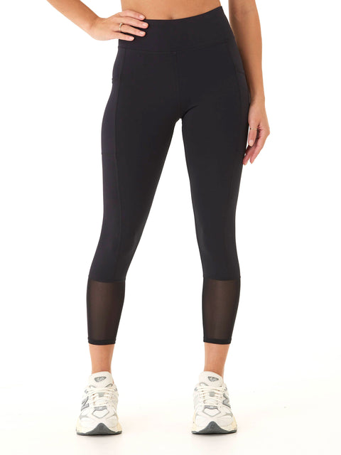 Katalina High Rise Performance Mesh Panel 7/8 Legging