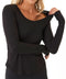 Kellie Heather Luxe Jersey Seam Detail Top