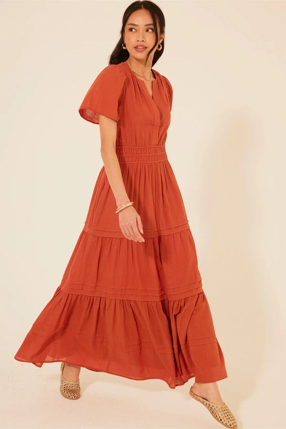 Kelsey Dress-Dress-Bila77-XS-JH Cream Brown-Urbanheer