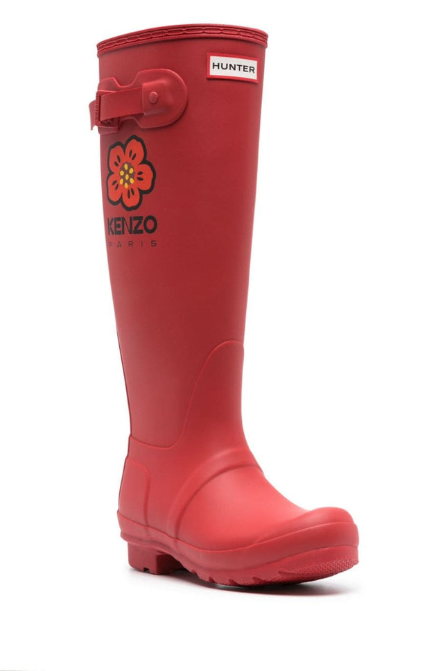 Kenzo X Hunter Boots Red-women > shoes > boots.-KENZO X Hunter-Urbanheer