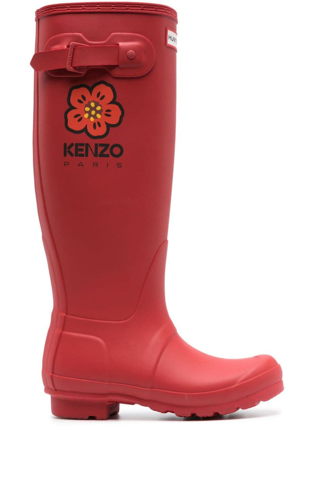 Kenzo X Hunter Boots Red-women > shoes > boots.-KENZO X Hunter-Urbanheer