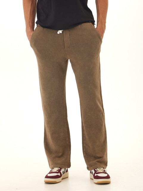 Kevin Mineral Wash Cotton Blend Terry Pant