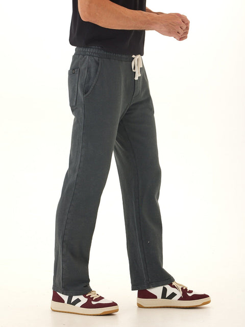 Kevin Mineral Wash Cotton Blend Terry Pant
