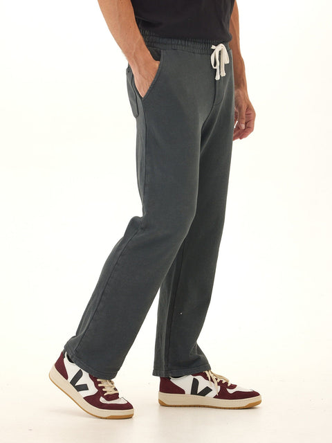 Kevin Mineral Wash Cotton Blend Terry Pant