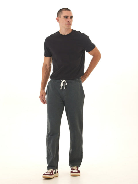 Kevin Mineral Wash Cotton Blend Terry Pant