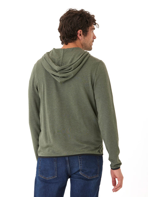 Khris 1/4 Zip Feather Fleece Hoodie