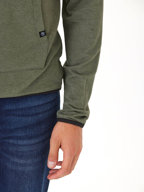 Khris 1/4 Zip Feather Fleece Hoodie
