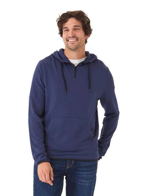 Khris 1/4 Zip Feather Fleece Hoodie