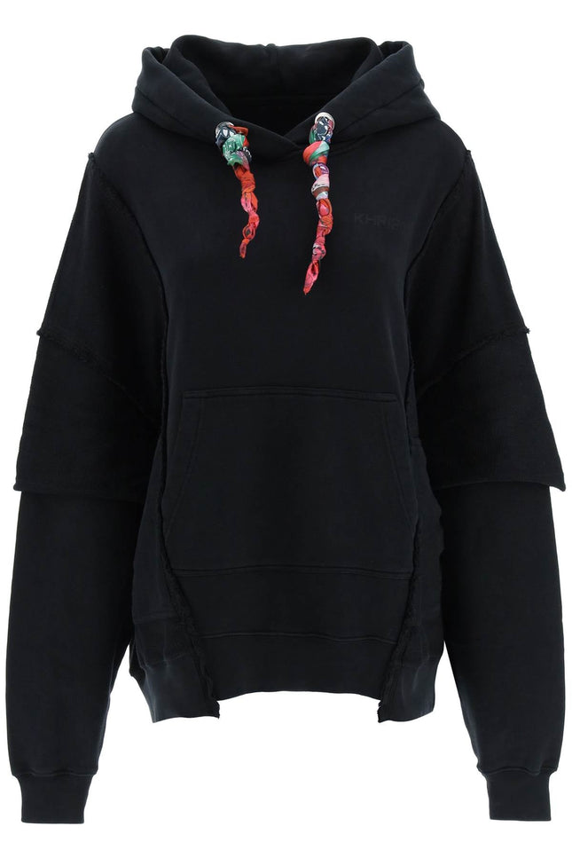 Khrisjoy oversized hooded sweatshirt - Black-clothing-Khrisjoy-Urbanheer