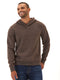 Kieran Triblend Fleece Henley Hoodie