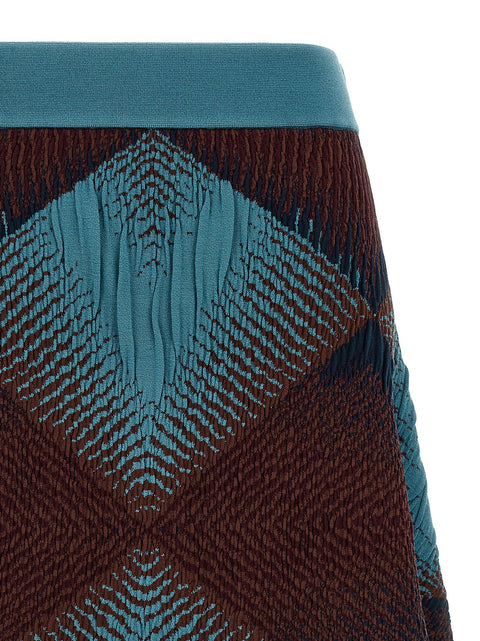 Kiko Kostadinov Ikat Argyle Skirt