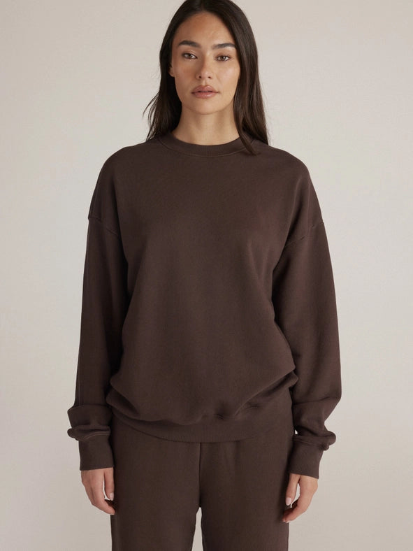 Kira Sweatshirt ESPRESSO-Sweatshirt-CLYQUE-XS-Urbanheer